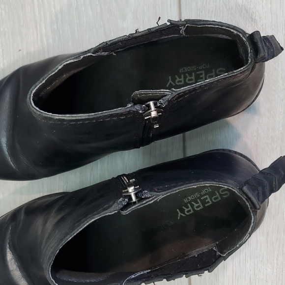 Sperry Womens Leather Juniper Bree  Comfort Ankle Booties shoes sz 6.5M - Picture 8 of 10